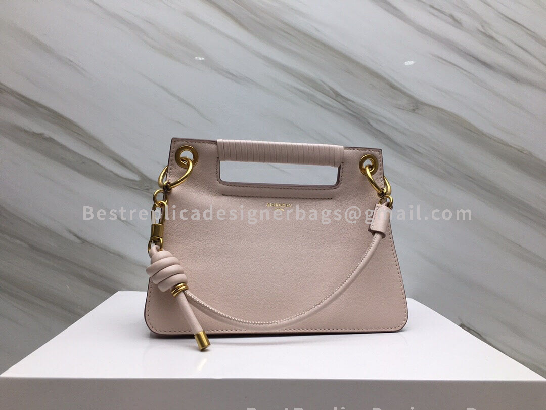 Givenchy Small Whip Bag With Calfskin Contrasting Details Pink GHW 29931-1